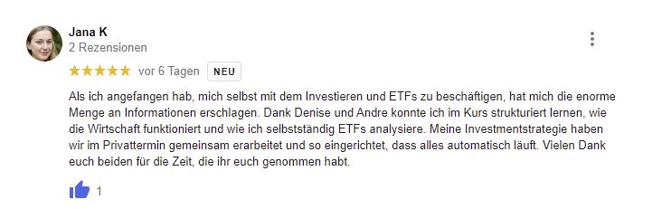 Google Bewertung