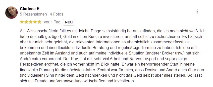 Google Bewertung